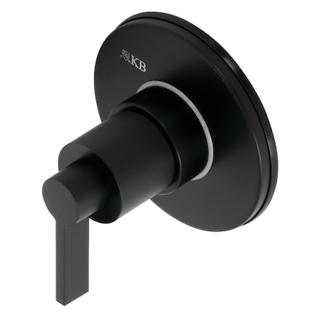 Kingston Brass KS3030NDL Single-Handle Three-Way Diverter Valve with Trim Kit, Matte Black KS3030NDL